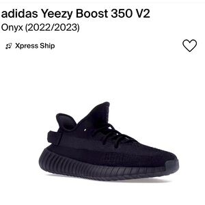 Adidas Yeezy Boost 350 V2 Onyx size 9.